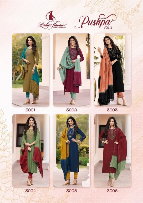 Ladies Flavour Surabhi Exclusive Kurti With Bottom Dupatta Collection